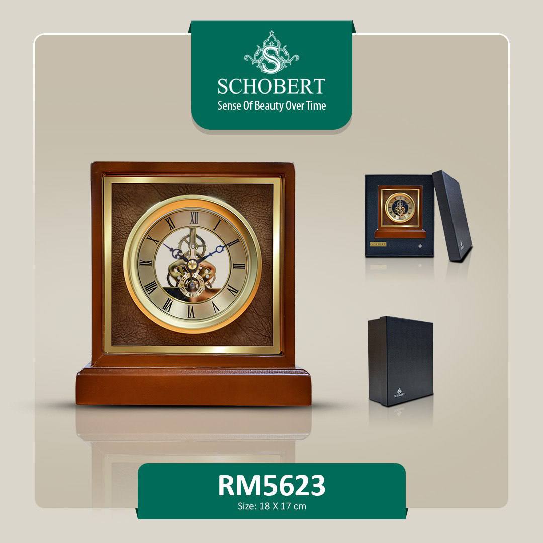 ساعت رومیزی برند شوبرت schobert clock مدل RM5623مناسب هدیه