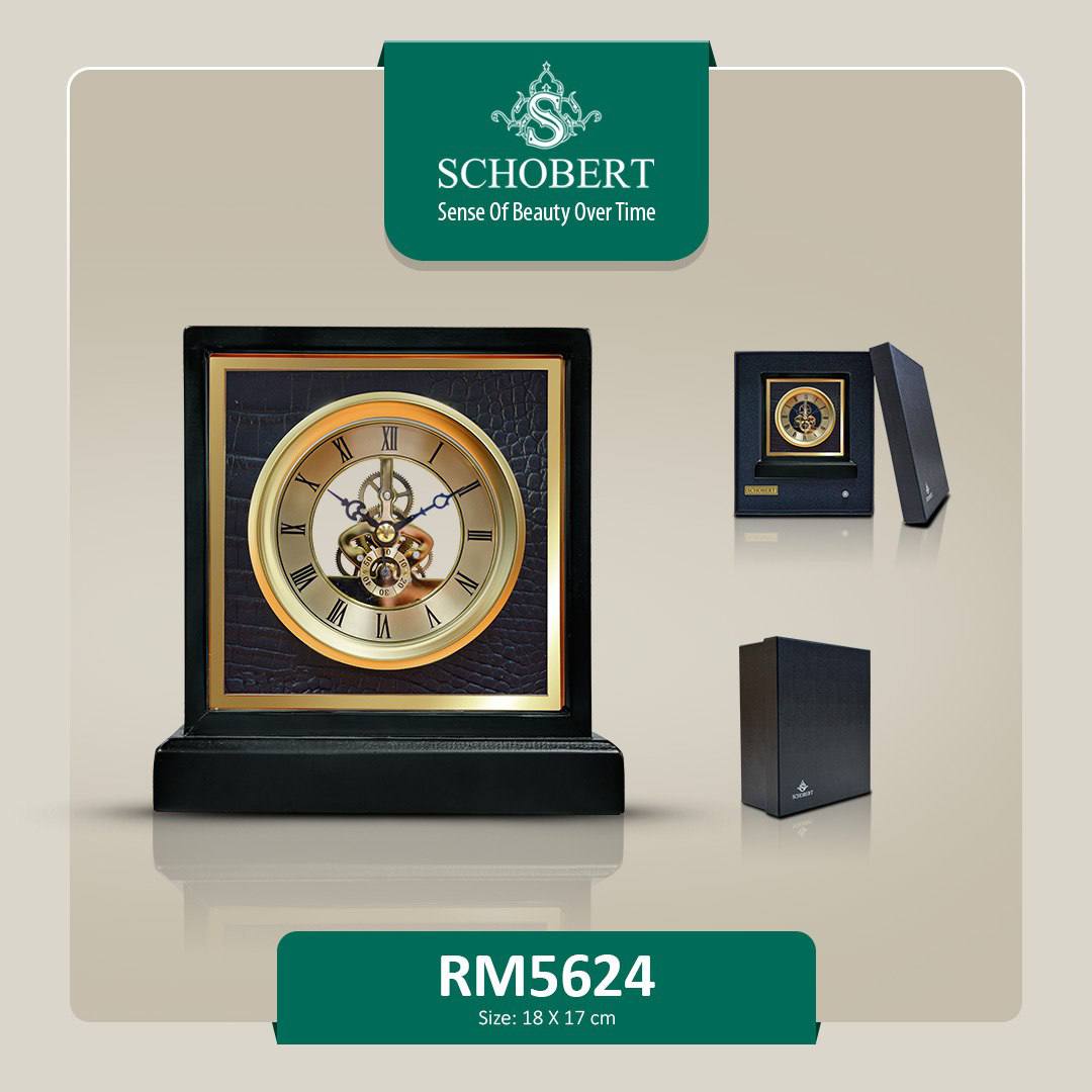 ساعت رومیزی برند شوبرت schobert clock مدلRM5624مناسب هدیه