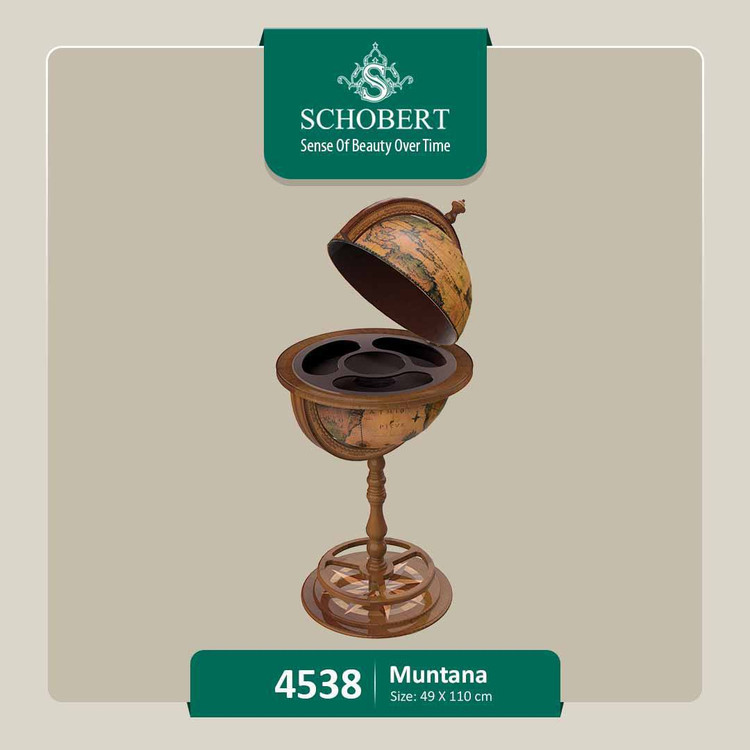 میز بار کره پذیرایی کلاسیک شوبرت مدل muntana کد ۴۵۳۸ طرح کره زمین