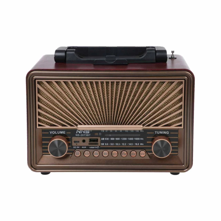 رادیو کلاسیک برند کمای مدل ۲۰۷۳ با نگهدارنده موبایل