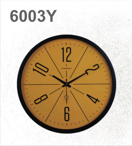 ساعت دیواری شوبرت چوبی کد 6003Y با پنج سال ضمانت شرکتی