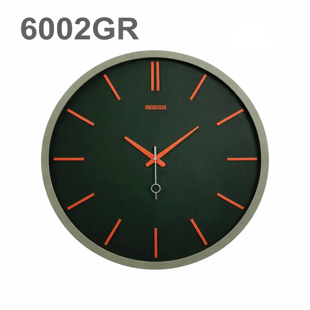 ساعت دیواری شوبرت  چوبی کد 6002 GR با پنج سال ضمانت شرکتی